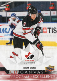 2022-23 Upper Deck UD Canvas #C261 Jordan Spence POE