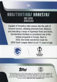 2025-26 Topps UEFA Club Competitions #150 Konstantinos Karetsas RC