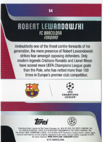 2025-26 Topps UEFA Club Competitions #54 Robert Lewandowski