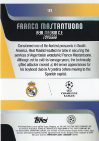 2025-26 Topps UEFA Club Competitions #172 Franco Mastantuono RC