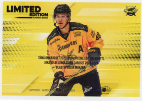 2023-24 Cardset Finland Limited Edition #NNO Valtteri Lipiäinen