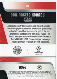 2025-26 Topps UEFA Club Competitions #173 Don-Angelo Konadu RC