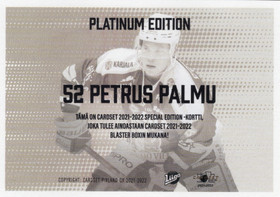 2021-22 Cardset Finland Limited Edition #NNO Petrus Palmu