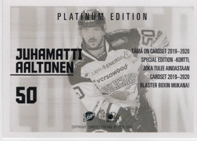 2019-20 Cardset Finland Limited Edition #NNO Juhamatti Aaltonen
