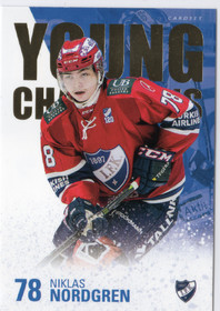 2018-19 Cardset Finland Young Champions #YC1 Niklas Nordgren