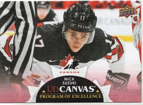 2021-22 Upper Deck UD Canvas #C265 Nick Suzuki POE