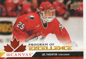 2020-21 Upper Deck UD Canvas #C268 Joe Thornton POE