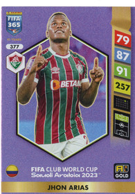 2025 Panini Adrenalyn XL FIFA 365 #377 Jhon Arias FCWC