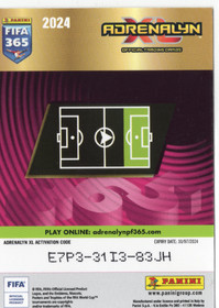 2024 Panini Adrenalyn XL FIFA 365 Limited Edition Premium Gold #NNO Lautaro Martinez