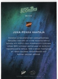 2018-19 Cardset Finland Super Scorers #SS7 Juha-Pekka Haataja