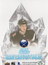 2022-23 Upper Deck Ice Ice Crystals #IC64 Jack Quinn