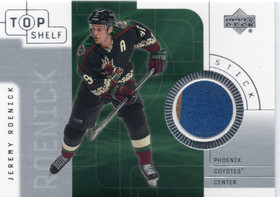 2001-02 Upper Deck Top Shelf Sticks #SJR Jeremy Roenick MEM
