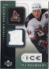 2001-02 Upper Deck Ice First Rounders #FJR Jeremy Roenick MEM
