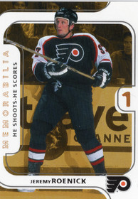 2002-03 Be a Player Memorabilia He Shoots He Scores Points #NNO Jeremy Roenick 1PT