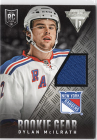 2013-14 Panini Rookie Anthology Titanium Update Rookie Gear #RGDMI Dylan McIlrath MEM