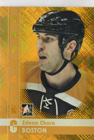 2011-12 In The Game Captain C Gold #100 Zdeno Chara PR50