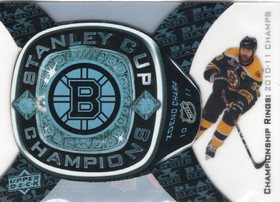 2011-12 Upper Deck Black Diamond Boston Bruins Championship Rings #CRB3 Zdeno Chara