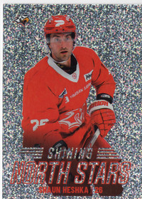 2022-23 Cardset Finland Shining North Stars #SNS12 Shaun Heshka