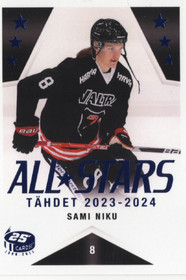 2023-24 Cardset Finland All Stars Tähdet 2023–2024 #2 Sami Niku