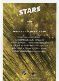 2019-20 Cardset Finland Stars #11 Tomas Zaborsky