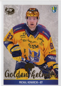 2023-24 Cardset Finland Golden Helmets #GH4 Michal Kovarcik