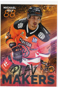 2022-23 Cardset Finland Playmakers #PM2 Michael Joly