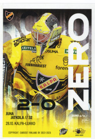 2022-23 Cardset Finland Zero #ZERO4 Oskari Setänen / Juha Jatkola