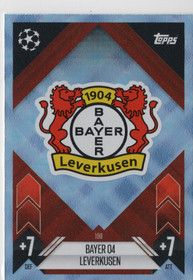 2024-25 Topps Match Attax UEFA Club Competitions Crystal Foil #190 Bayer 04 Leverkusen