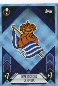 2024-25 Topps Match Attax UEFA Club Competitions Crystal Foil #280 Real Sociedad