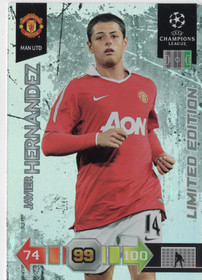 2010-11 Panini Adrenalyn XL UEFA Champions League Limited Edition #NNO Javier Hernandez