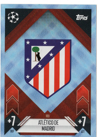 2024-25 Topps Match Attax UEFA Club Competitions Crystal Foil #109 Atletico Madrid