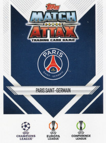 2024-25 Topps Match Attax UEFA Club Competitions Crystal Foil #154 Paris Saint-Germain