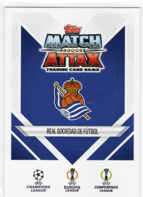 2024-25 Topps Match Attax UEFA Club Competitions Crystal Foil #280 Real Sociedad