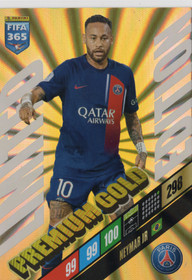 2024 Panini Adrenalyn XL FIFA 365 Limited Edition Premium Gold #NNO Neymar Jr