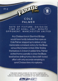 2024-25 Topps Chelsea Fan Set Monolith #MO10 Gianfranco Zola