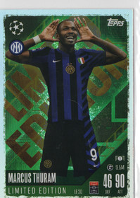 2024-25 Topps Match Attax UEFA Club Competitions Limited Edition #LE20 Marcus Thuram