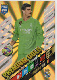 2024 Panini Adrenalyn XL FIFA 365 Limited Edition Premium Gold #NNO Thibaut Courtois