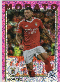 2024-25 Topps UEFA Club Competitions Pink Sparkle Foil #181 Morato