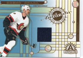 2001-02 Pacific Adrenaline Game Worn Jerseys #31 Zdeno Chara MEM