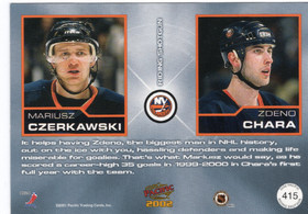 2001-02 Pacific Gold #415 Mariusz Czerkawski / Zdeno Chara