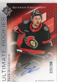 2024-25 Upper Deck Ultimate Collection #159 Zack Ostapchuk UR, AU, RC, SN299