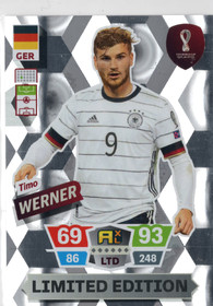2022 Panini Adrenalyn XL FIFA World Cup Limited Edition #NNO Timo Werner