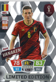 2022 Panini Adrenalyn XL FIFA World Cup Limited Edition #NNO Hans Vanaken