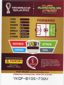 2022 Panini Adrenalyn XL FIFA World Cup Premium Gold Limited Edition #NNO Heung-min Son