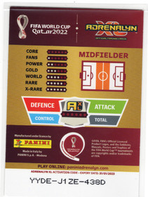 2022 Panini Adrenalyn XL FIFA World Cup Premium Limited Edition #NNO Pedri