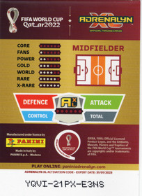 2022 Panini Adrenalyn XL FIFA World Cup Limited Edition #NNO Piotr Zielinski
