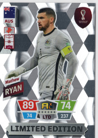 2022 Panini Adrenalyn XL FIFA World Cup Limited Edition #NNO Mathew Ryan