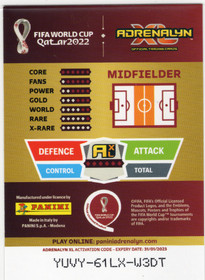 2022 Panini Adrenalyn XL FIFA World Cup Limited Edition #NNO Federico Valverde