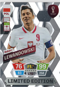 2022 Panini Adrenalyn XL FIFA World Cup Limited Edition #NNO Robert Lewandowski
