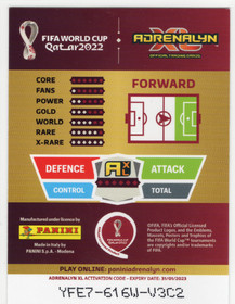 2022 Panini Adrenalyn XL FIFA World Cup Limited Edition #NNO Antony